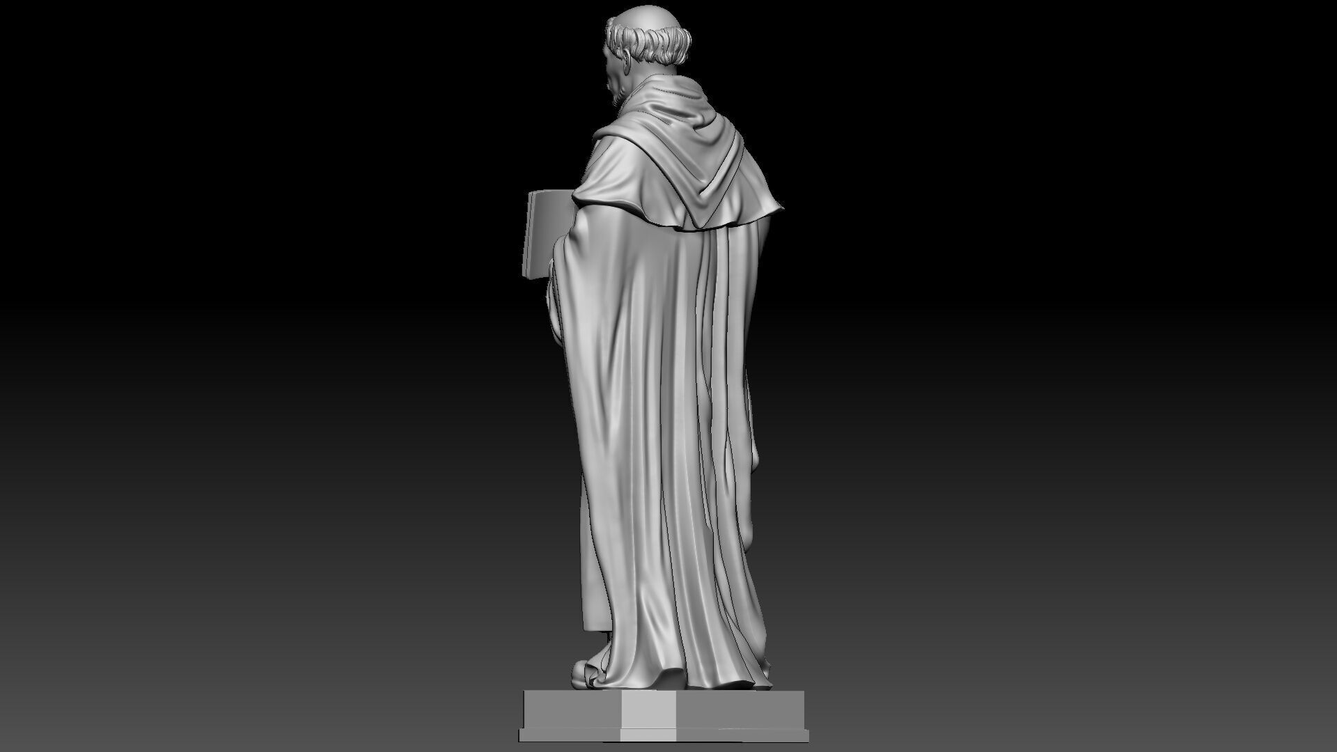 Saint Dominic  3D print model_3