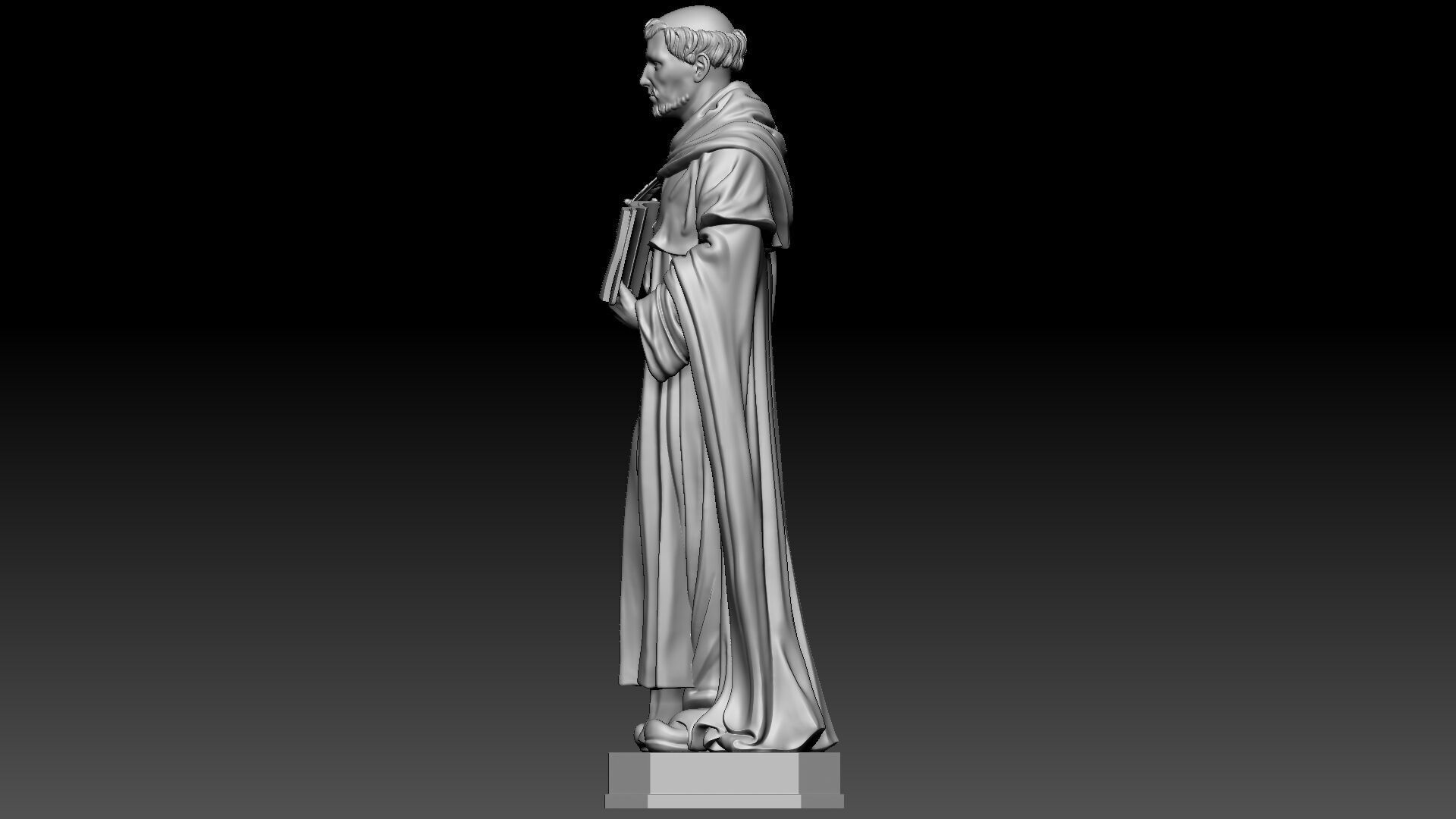 Saint Dominic  3D print model_2