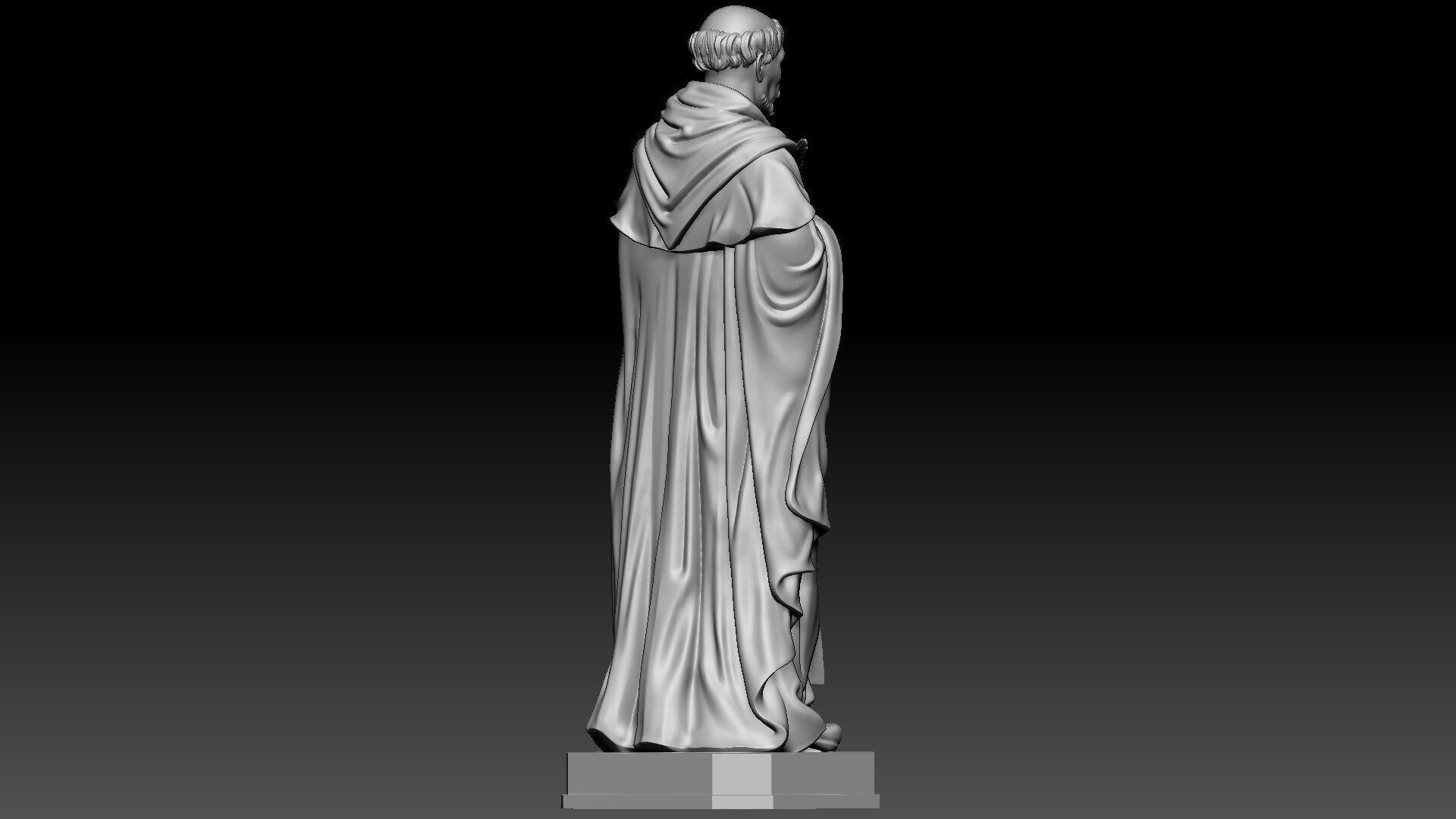 Saint Dominic  3D print model_5