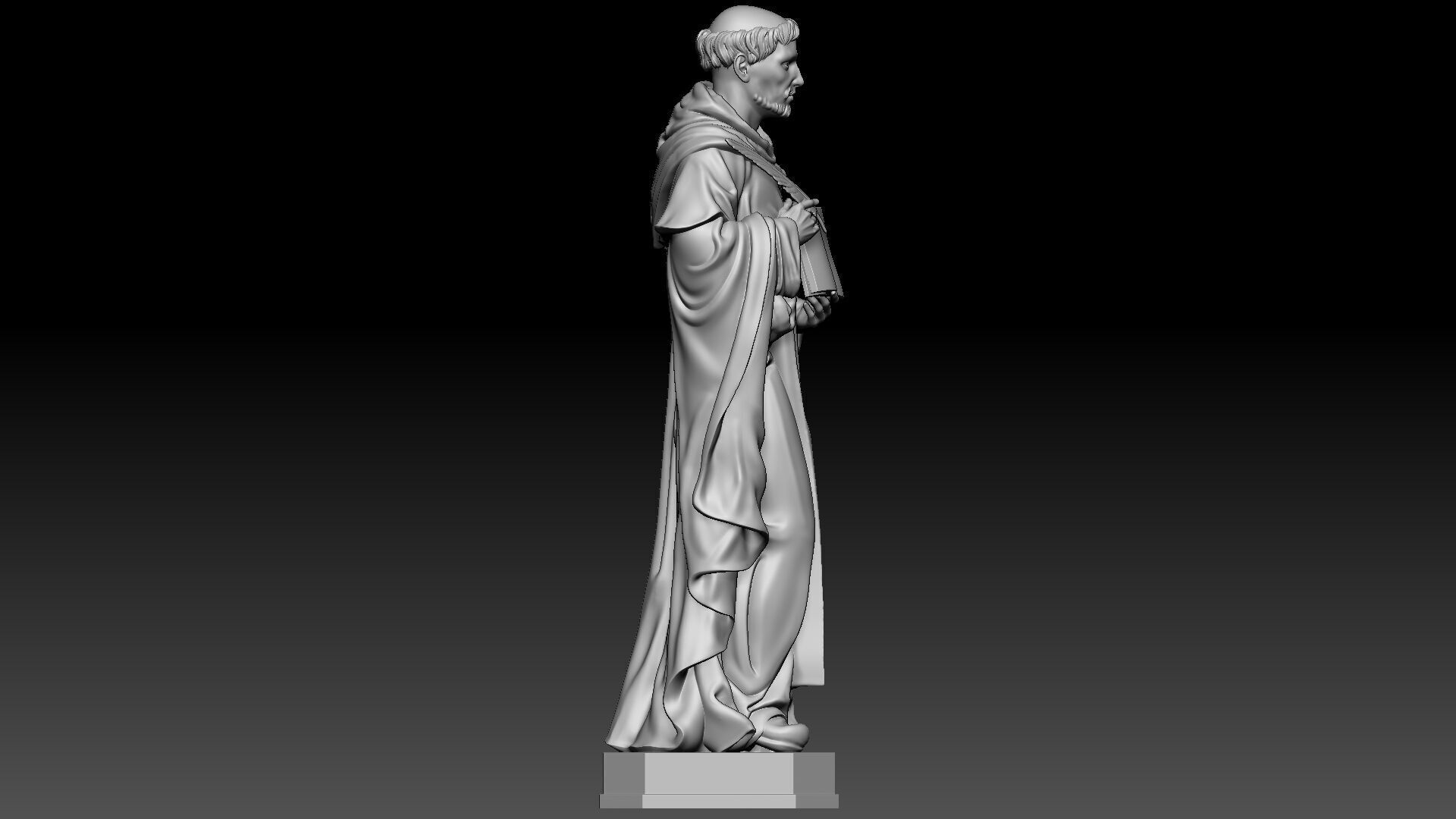 Saint Dominic  3D print model_6