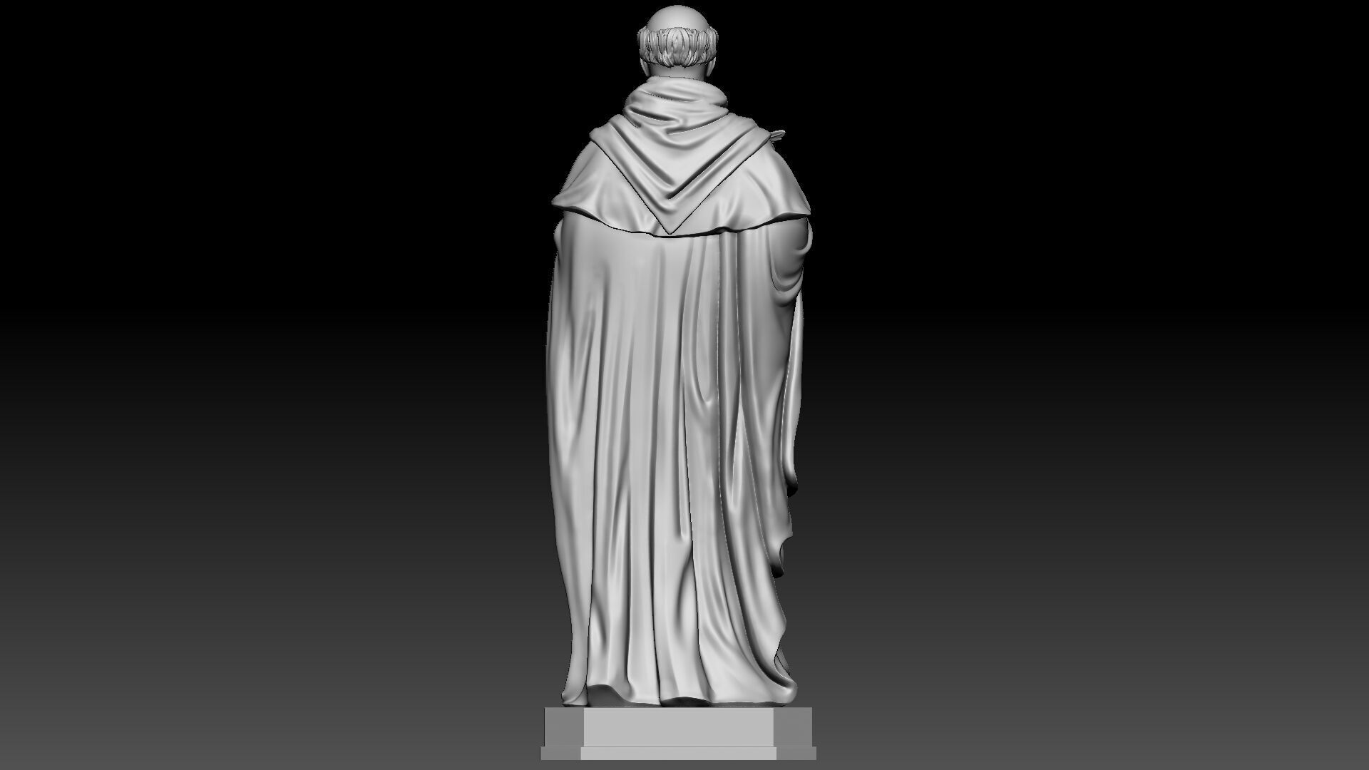 Saint Dominic  3D print model_4