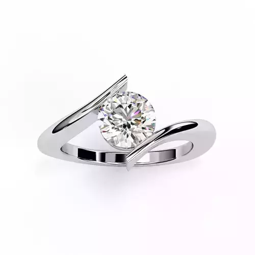 ROUND DIAMOND RING -CAD-046