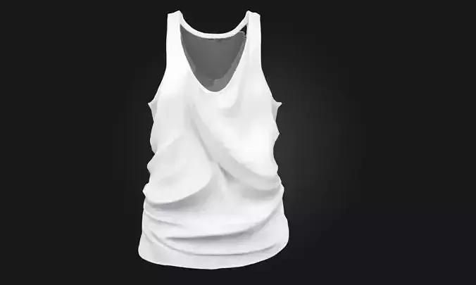 White Tank Top  Minimalist Comfort and Everyday Versatility