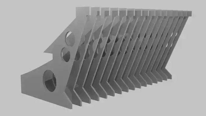 Braga Stadium Core Walls - Real Scale