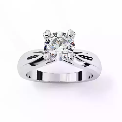 ROUND DIAMOND RING -CAD-048