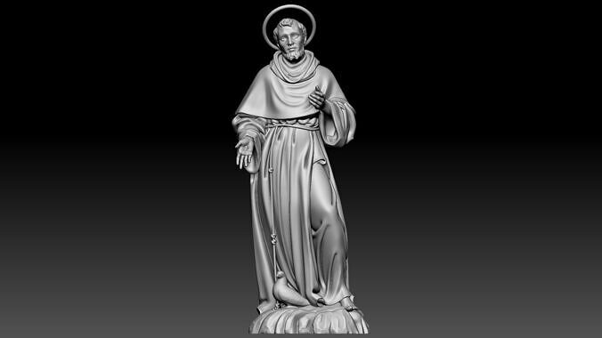 Saint Francis  3D print model