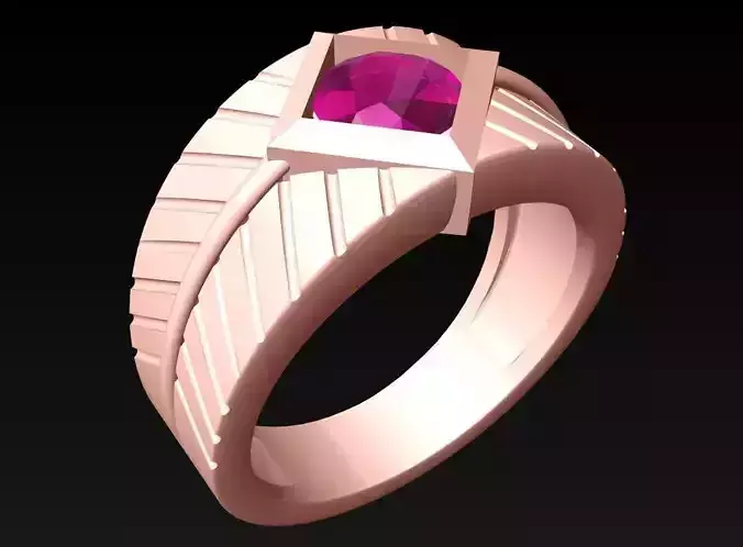 Diamond Ring  - N482110 3D print model