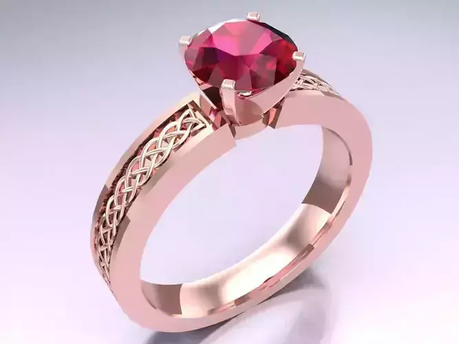 Diamond Ring - Womens Rings - N482114A 3D print model
