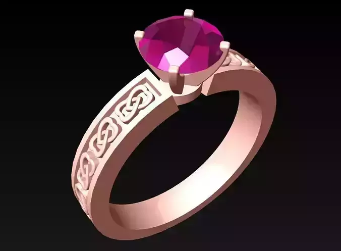 Diamond Ring  - N482212 3D print model