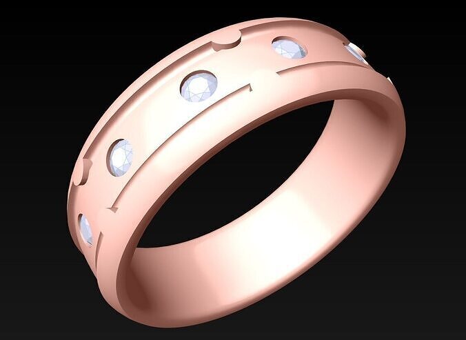 Diamond Ring  - N412957 3D print model