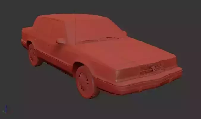 Dodge Dynasty 1993 3D print model