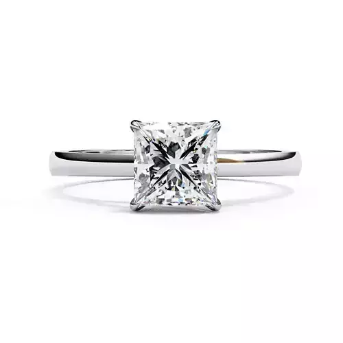 ASSCHER DIAMOND RING -CAD-050 