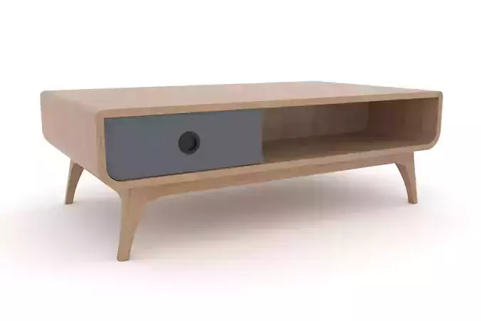 Modern Scandinavian Coffee Table Rectangular Morris