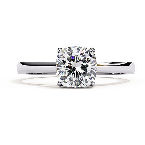 ASSCHER  DIAMOND RING -CAD-051 3D model