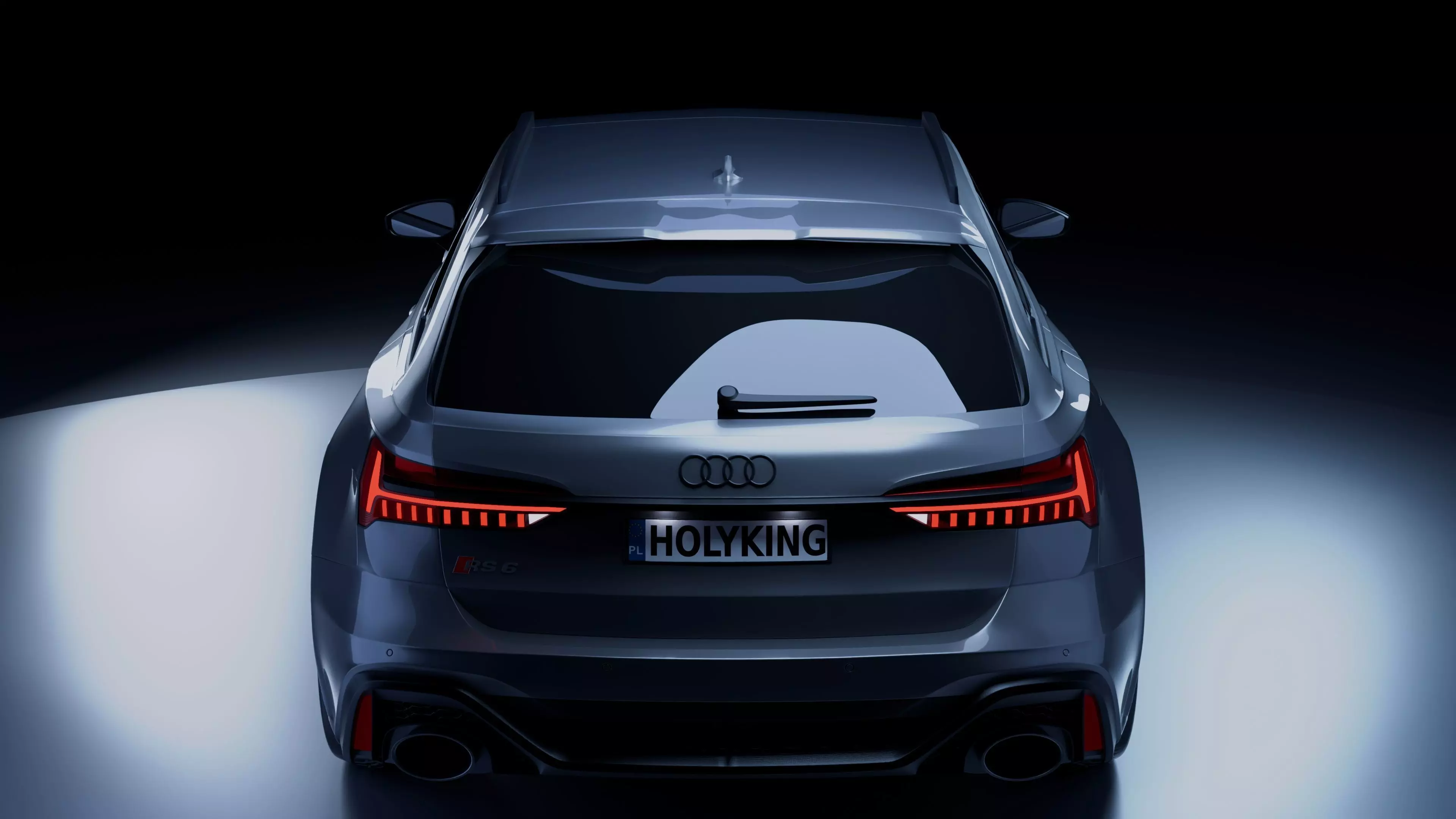 Audi RS6 Avant HighPoly 3D Model 3D model_3