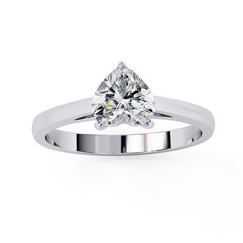 HEART DIAMOND RING -CAD-052  3D model