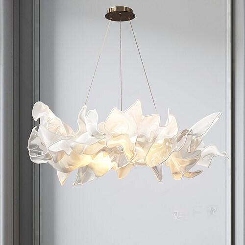 Artistic Modern Chandelier 3D Model 3D model