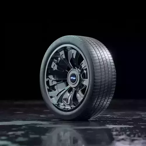 RIM AND TIRE premium Finished 3D model