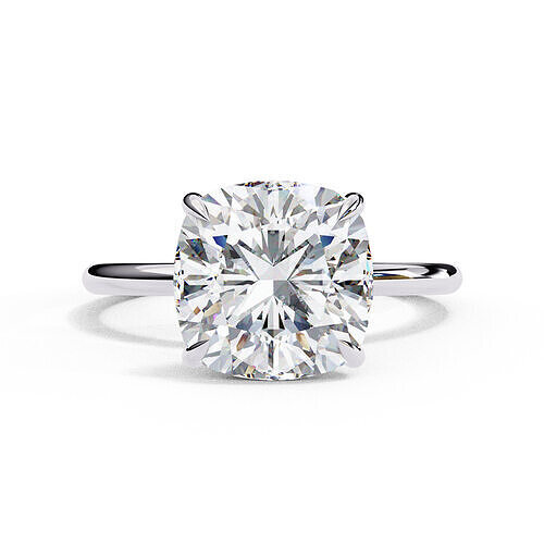 ASSCHER DIAMOND RING -CAD-057   3D model