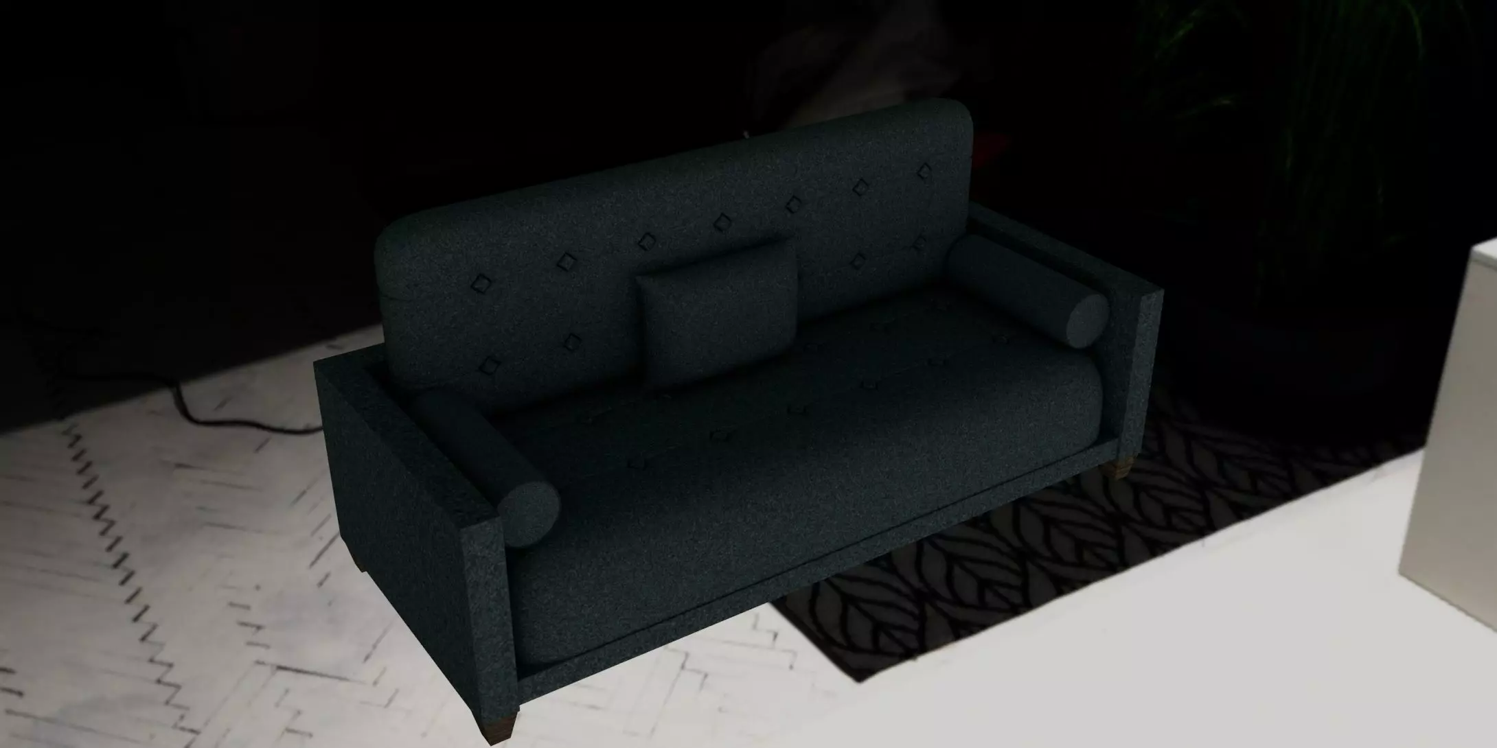 Indoor Sofa 3D model_0