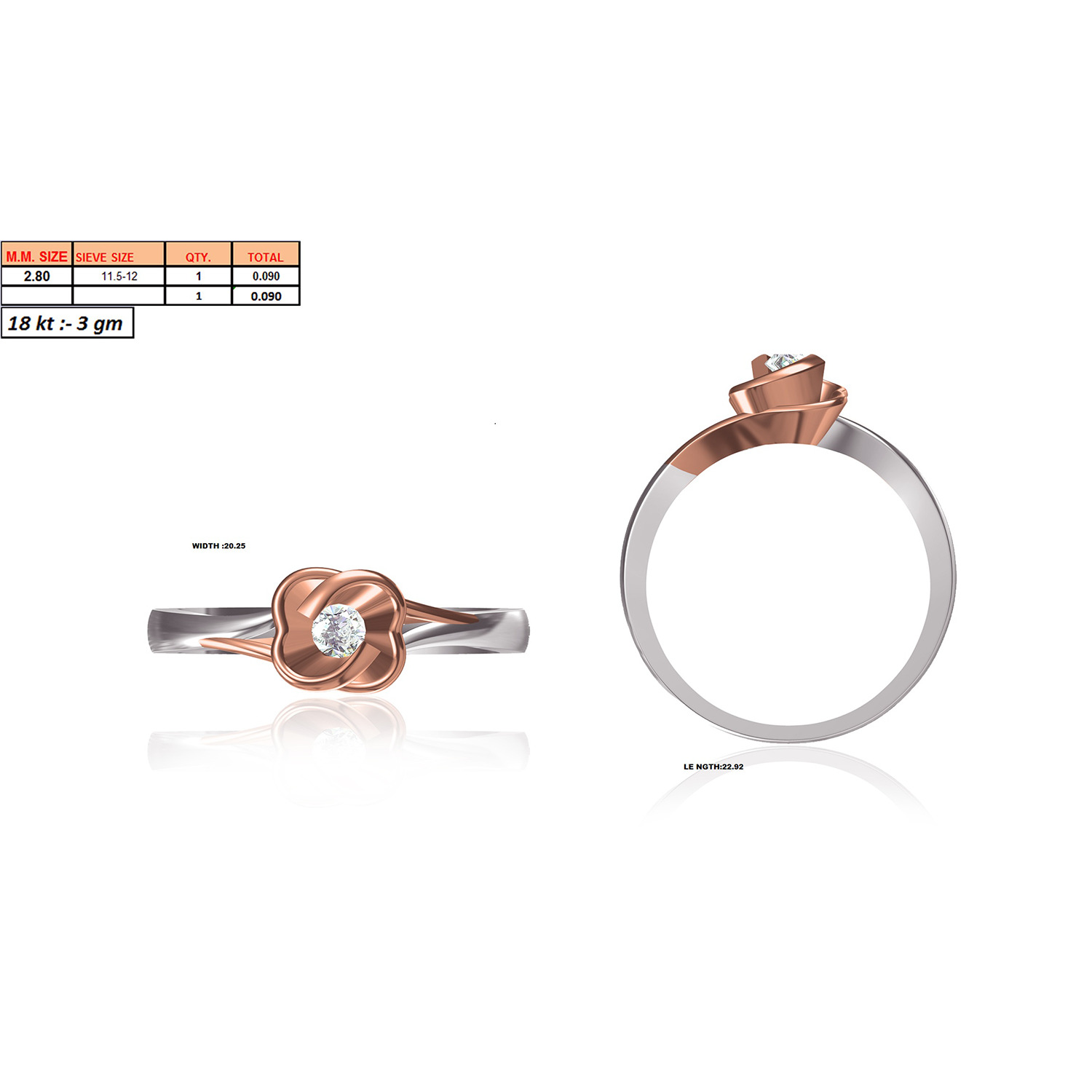 Women Ring Render 3dm STL MTL SLC JCD OBJ FBX Details 3D print model_24