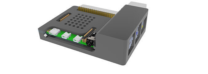 Raspberry Pi 4 Compact Case-3D case Enclosure 3D print model