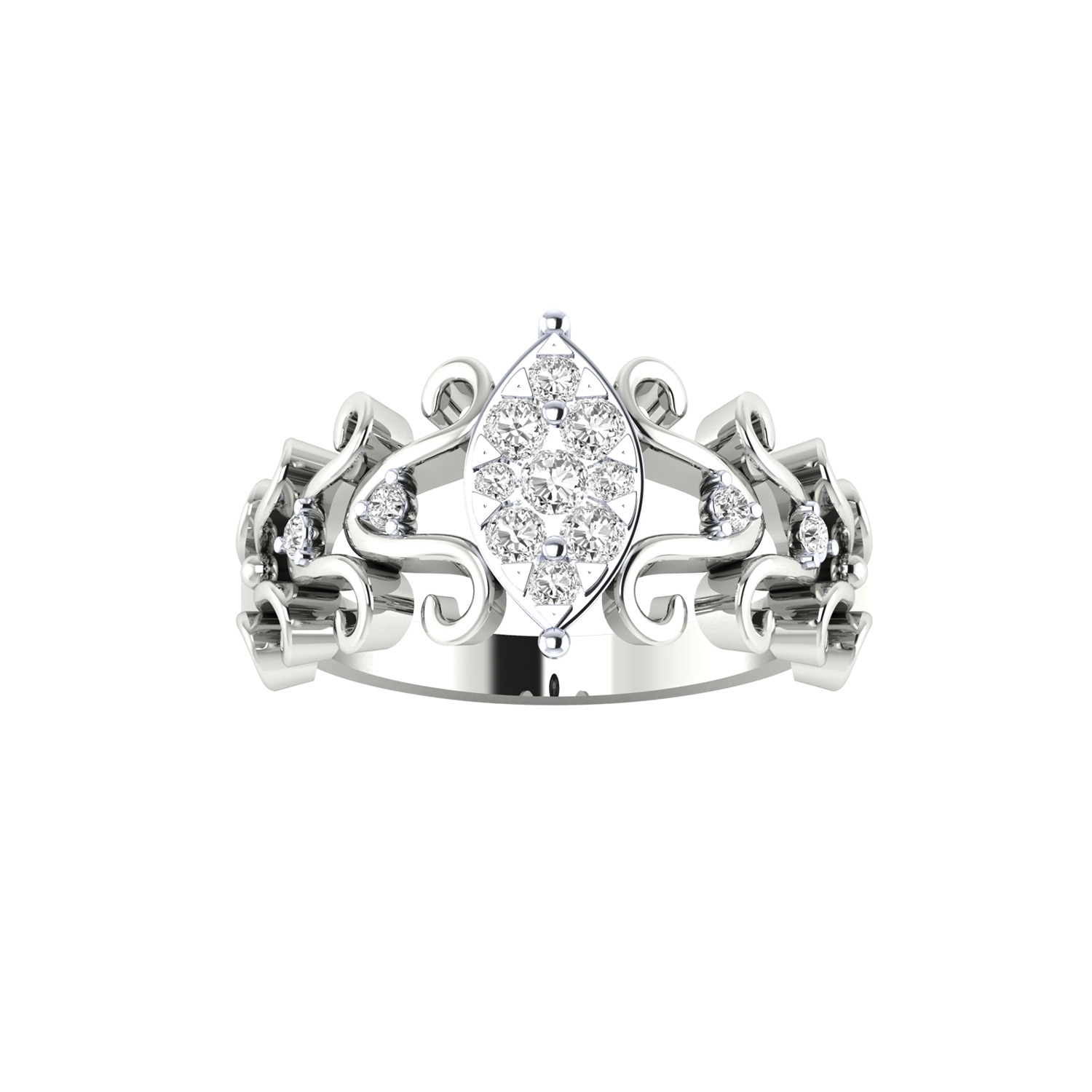 Women Ring Render 3dm STL MTL SLC JCD OBJ FBX Details 3D print model_17