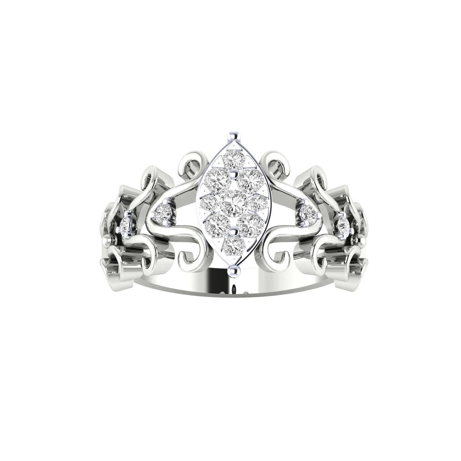 Women Ring Render 3dm STL MTL SLC JCD OBJ FBX Details 3D print model_18