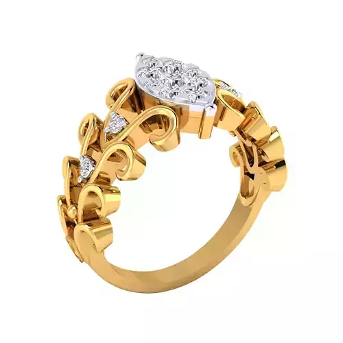 Women Ring Render 3dm STL MTL SLC JCD OBJ FBX Details