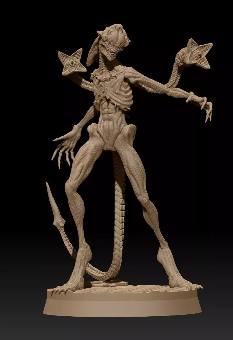 Neomorph White Spike 3D print model_0