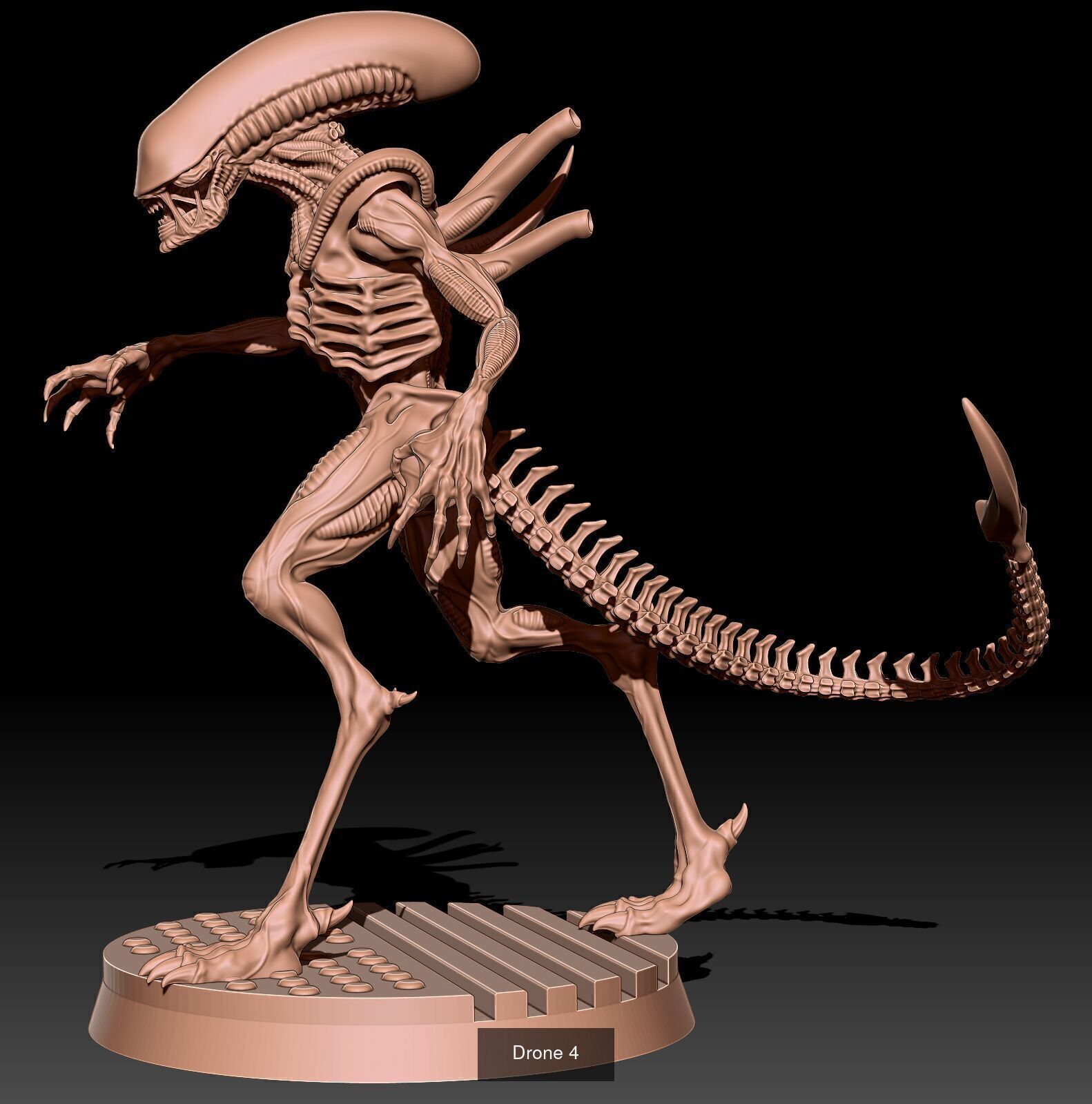 Alien Drones 3D Model Collection_4