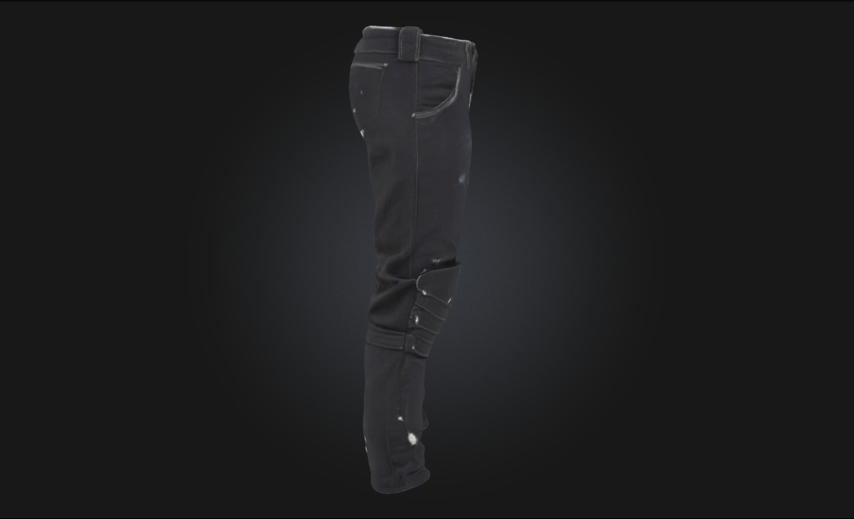 Steampunk Trousers  Gears Grit  and Victorian Grit 3D model_2