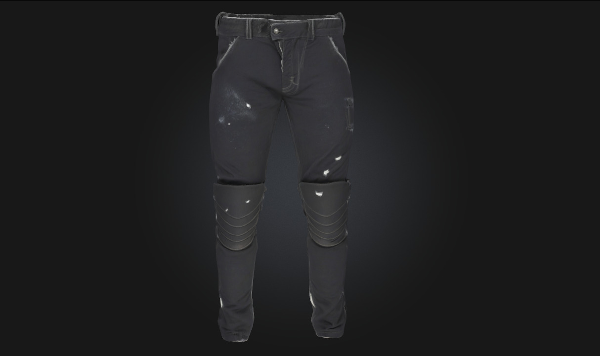 Steampunk Trousers  Gears Grit  and Victorian Grit 3D model_1