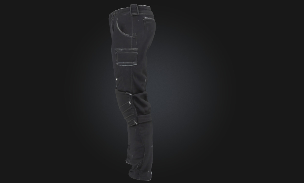 Steampunk Trousers  Gears Grit  and Victorian Grit 3D model_4