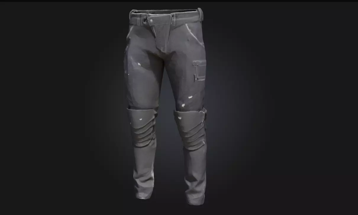 Steampunk Trousers  Gears Grit  and Victorian Grit 3D model_0