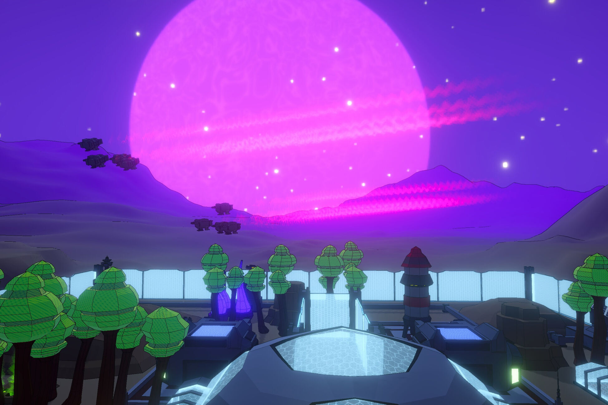 Sci-Fi Base Pack - Stylized Low poly 3D Models Low-poly 3D model_8