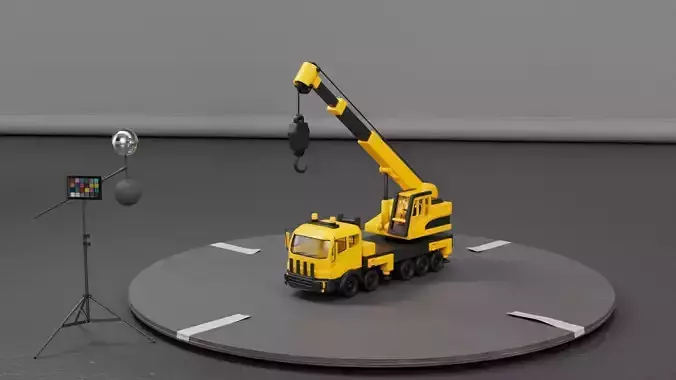 Crane Toy 3D Model Free 3D model
