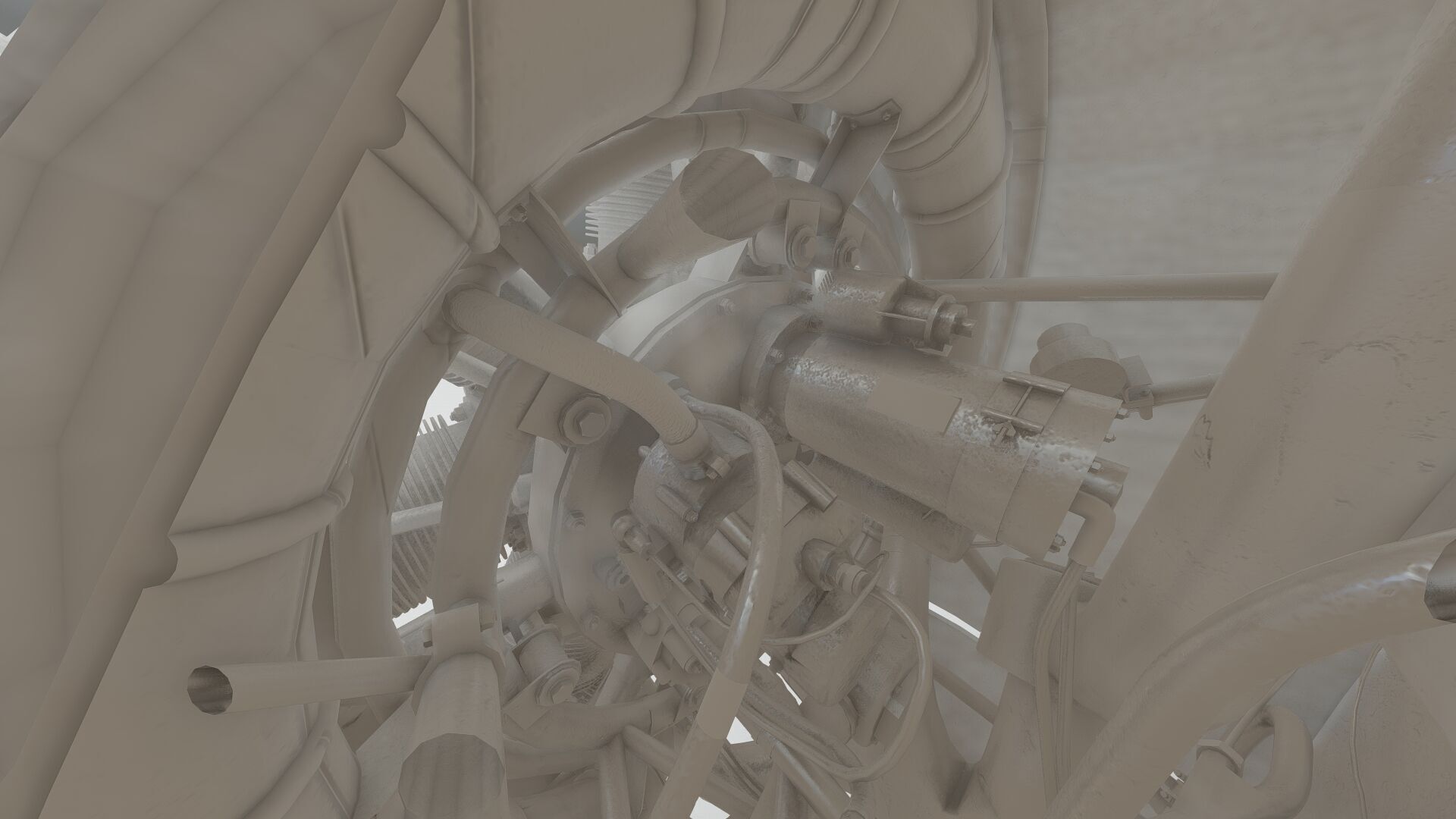 1940S AMERICAN BIPLANE 3D model_40