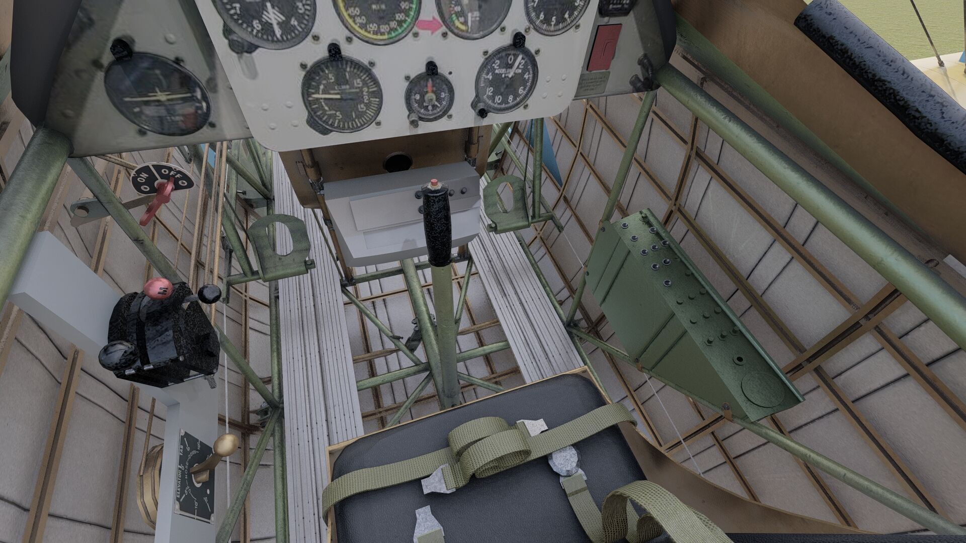 1940S AMERICAN BIPLANE 3D model_19