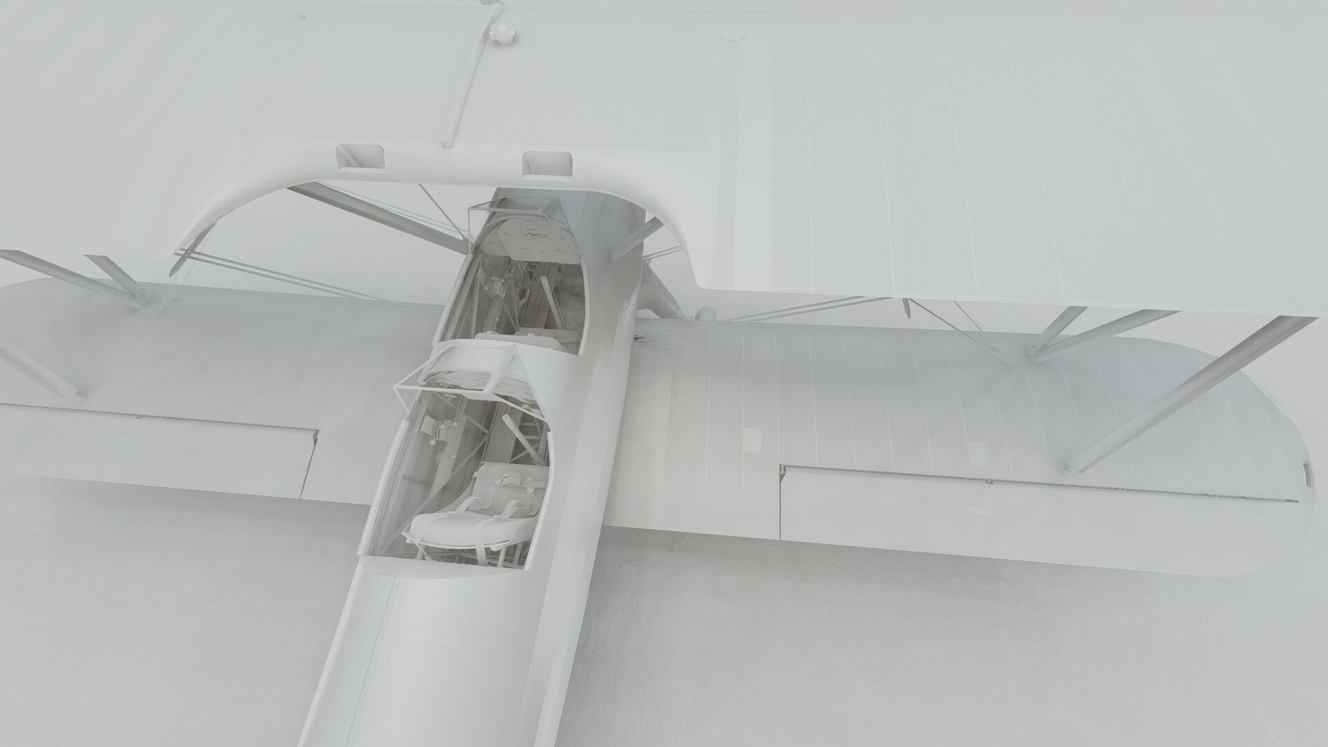 1940S AMERICAN BIPLANE 3D model_41