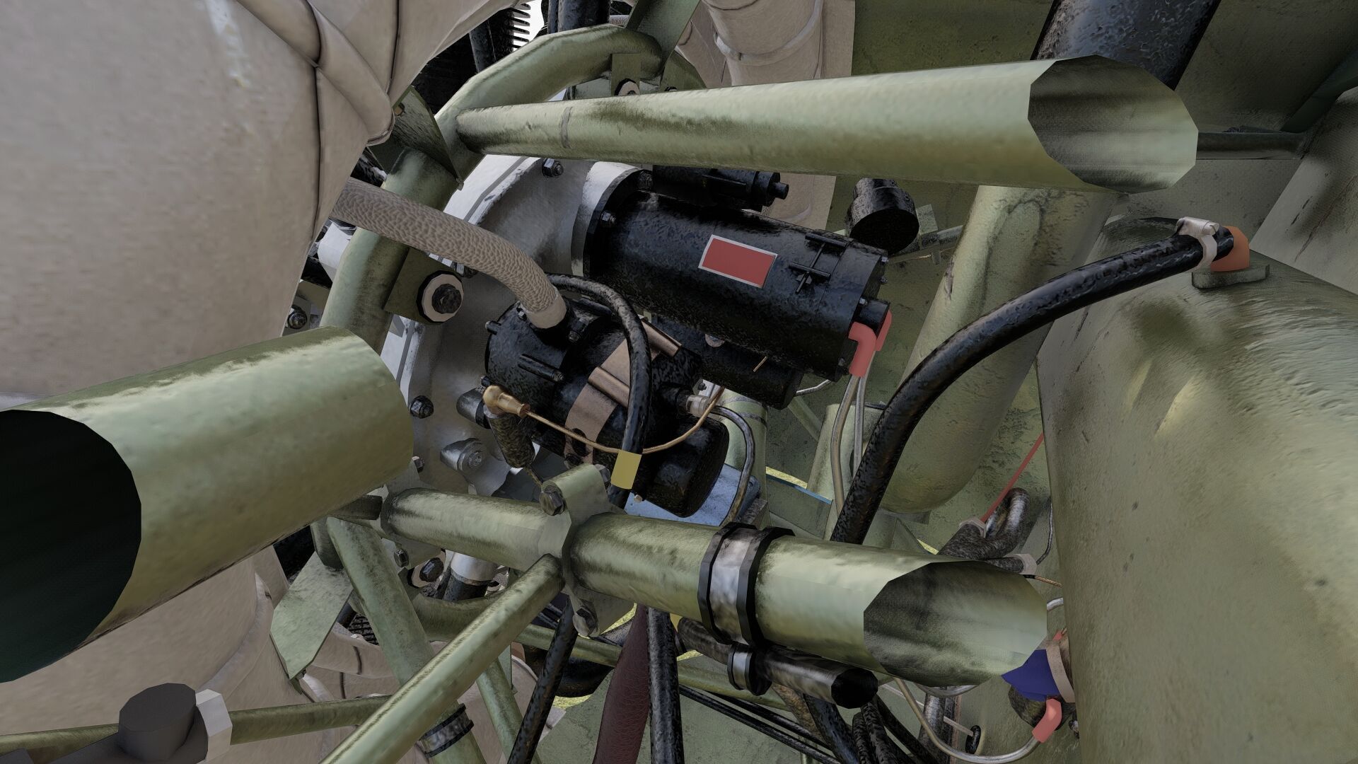 1940S AMERICAN BIPLANE 3D model_26