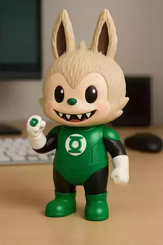 Labubu - Green Lantern DC Comics statue