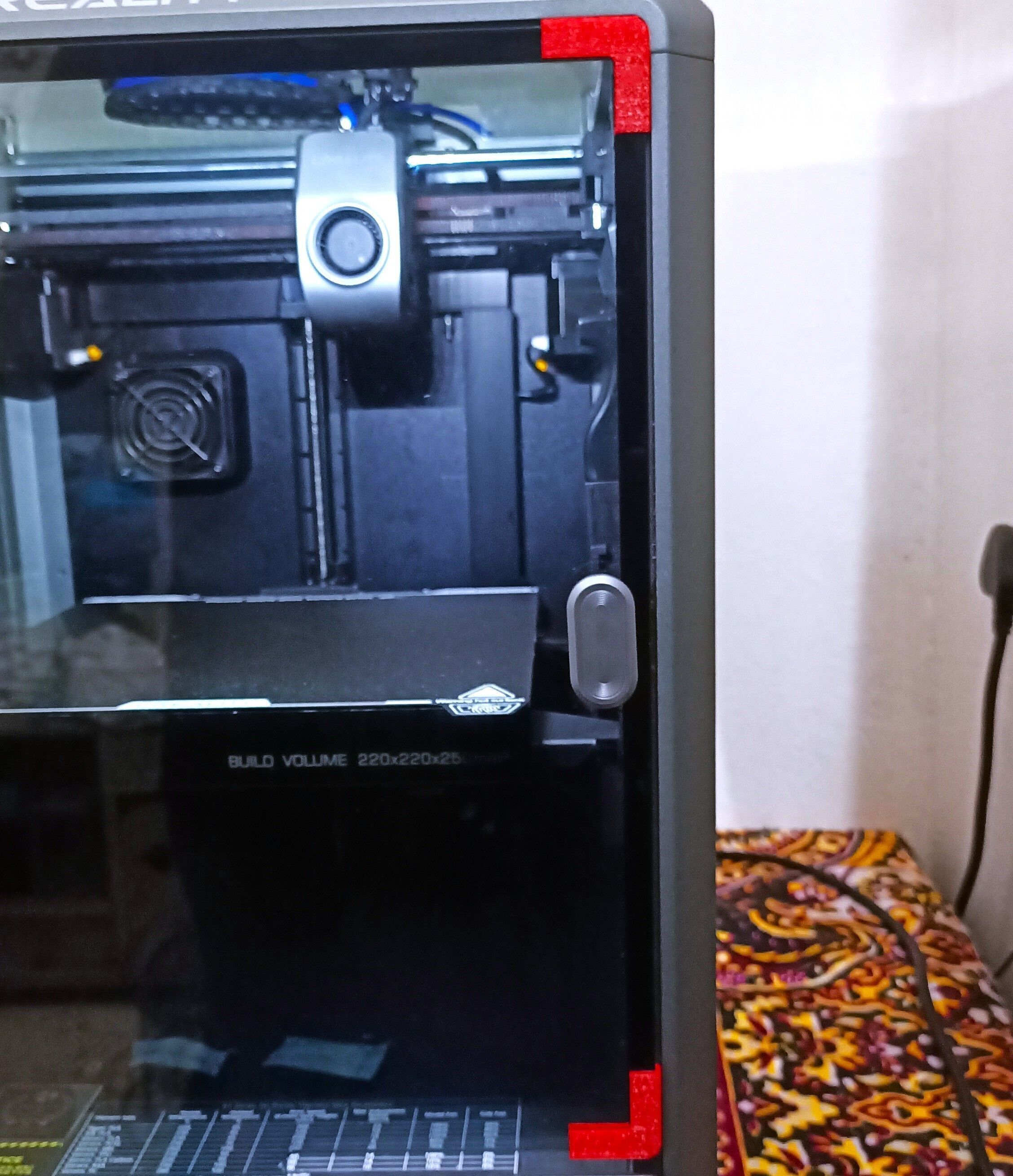 Creality K1 Series Door Protector and Vibration Damper 3D print model_2