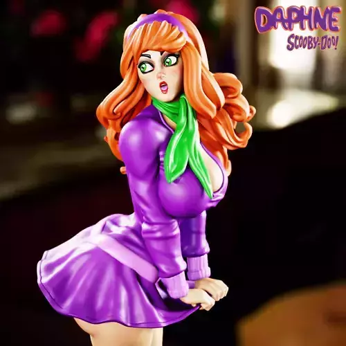 DAPHNE - SCOOBY DOO - STYLIZED  FAN ART  3D print model