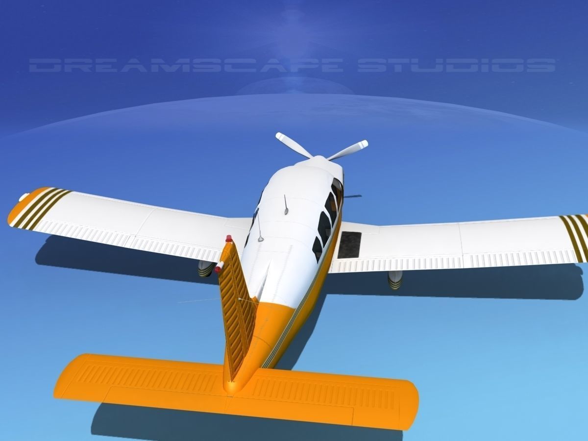 Piper Cherokee Six 300 V14 3D model_6