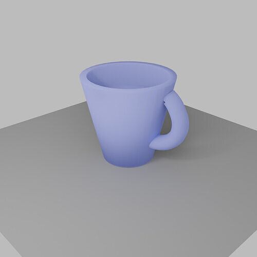 Coffee Mug 3D Model for Blender FBX STL 3D print model