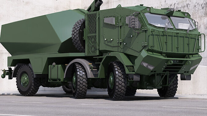 Custom firemet 3d model 3D model