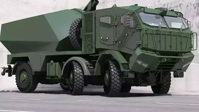 Custom firemet 3d model