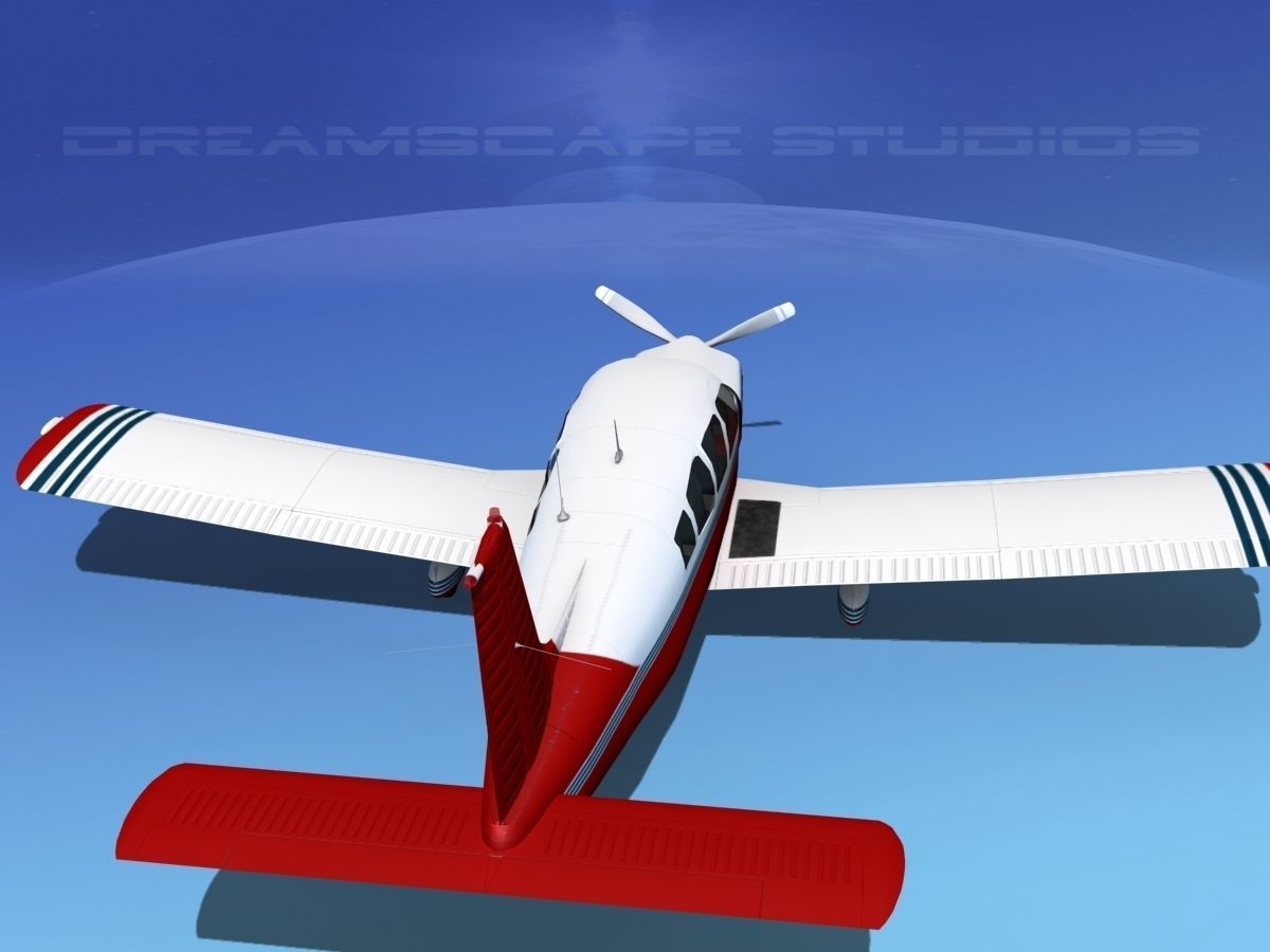 Piper Cherokee Six 300 V15 3D model_6