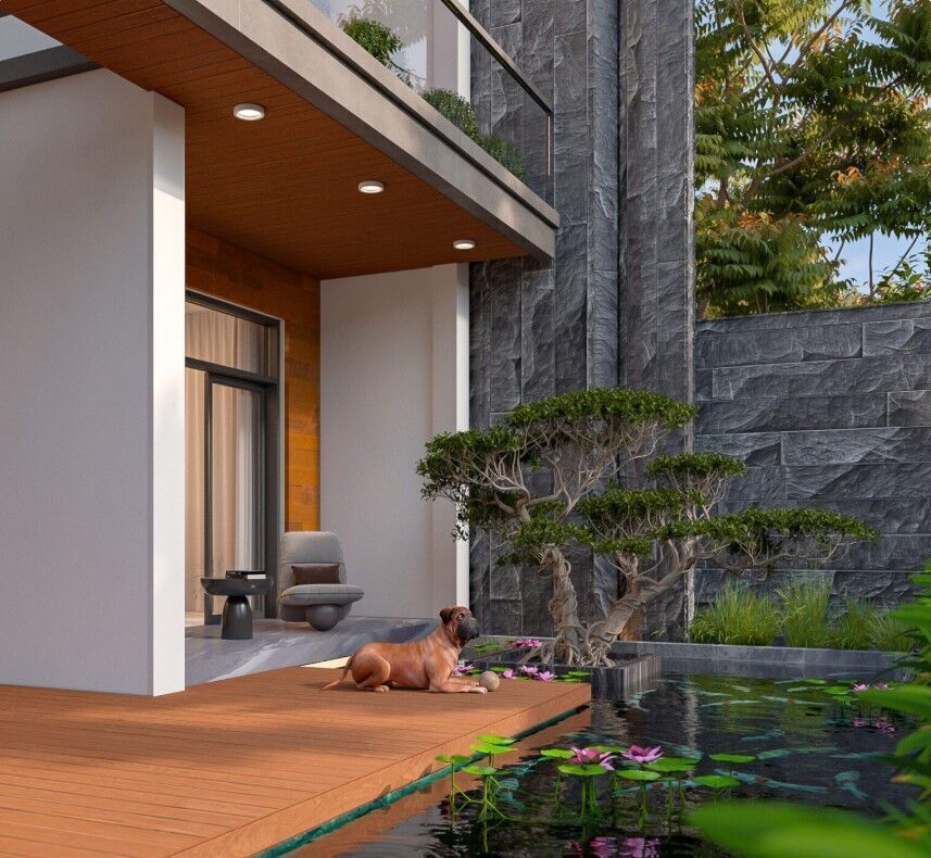 Villa Exterior Model 3D model_2